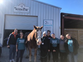 Group photo Healing with Horses Ranch